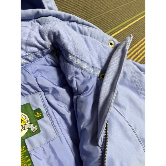 Cabelas Womens Light Blue Hooded Full Zip Waterproof Jacket Size Medium - Picture 14 of 16